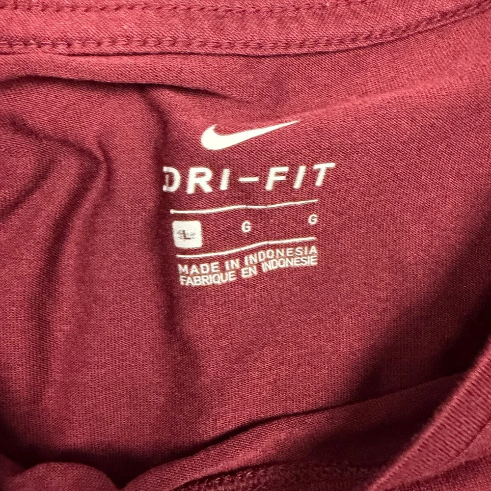 Nike Dri-FIT Texas Southern University TSU Go Tigers Legend Tee Maroon W-21549